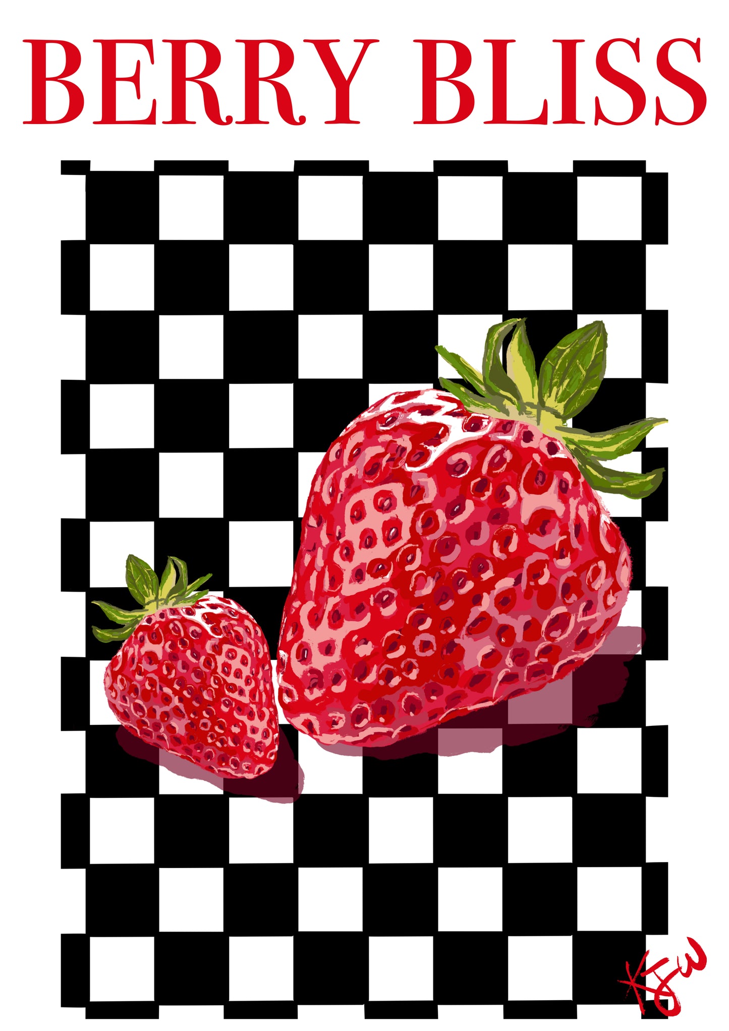 Berry Bliss Digital print