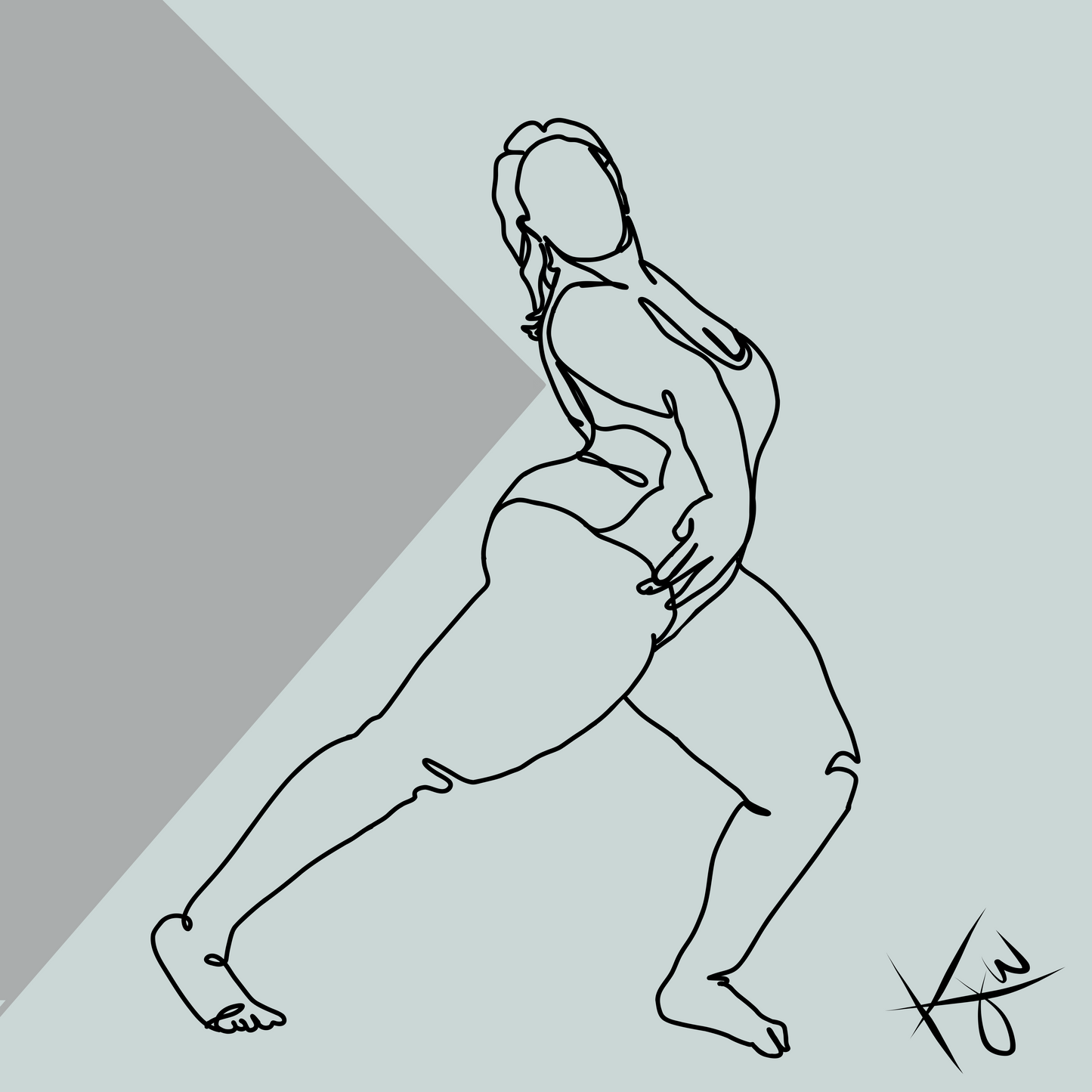 The Dancing Lady Digital Print