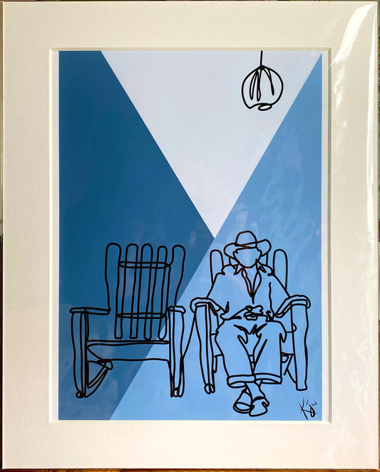 The Empty Chair Digital Print